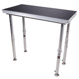 StageQ 2 ft x 4 ft Stage Deck w/ 4 Adjustable 28–48 inch Legs