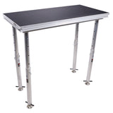 StageQ 2 ft x 4 ft Stage Deck w/ 4 Adjustable 28–48 inch Legs