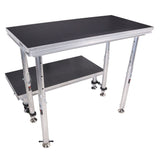 StageQ 2 ft x 4 ft Stage Deck w/ 4 Adjustable 28–48 inch Legs