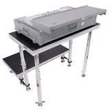 StageQ 2 ft x 4 ft Stage Deck w/ 4 Adjustable 28–48 inch Legs