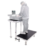 StageQ 2 ft x 4 ft Stage Deck w/ 4 Adjustable 28–48 inch Legs