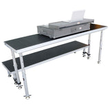 StageQ 2 ft x 8 ft Stage Deck w/ 4 Adjustable 28–48 inch Legs