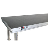 StageQ 2 ft x 8 ft Stage Deck w/ 4 Adjustable 28–48 inch Legs