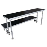 StageQ 2 ft x 8 ft Stage Deck w/ 4 Adjustable 28–48 inch Legs