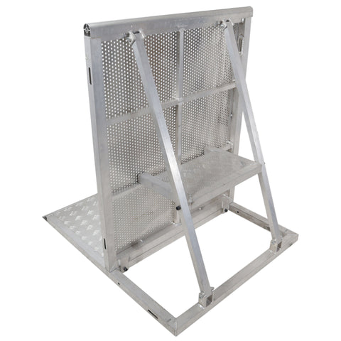 4FT Heavy-duty Aluminum Ventilated Crowd Barrier Barricade and Base