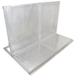4FT Heavy-duty Aluminum Ventilated Crowd Barrier Barricade and Base