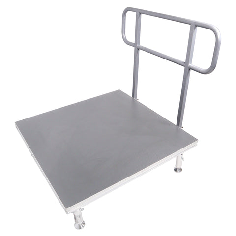 4 FT Professional Single Guard Rail for StageQ Portable Stage Platform