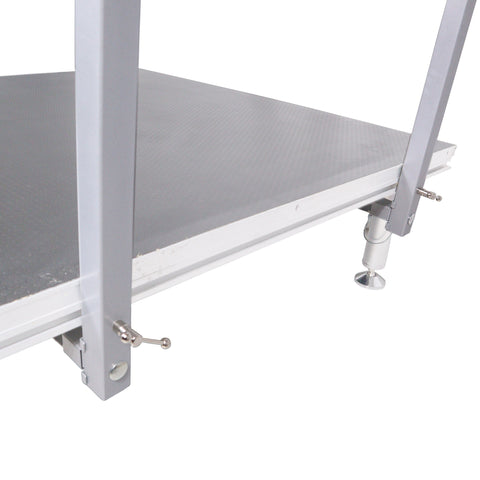 8 FT Professional Single Guard Rail for StageQ Portable Stage Platform