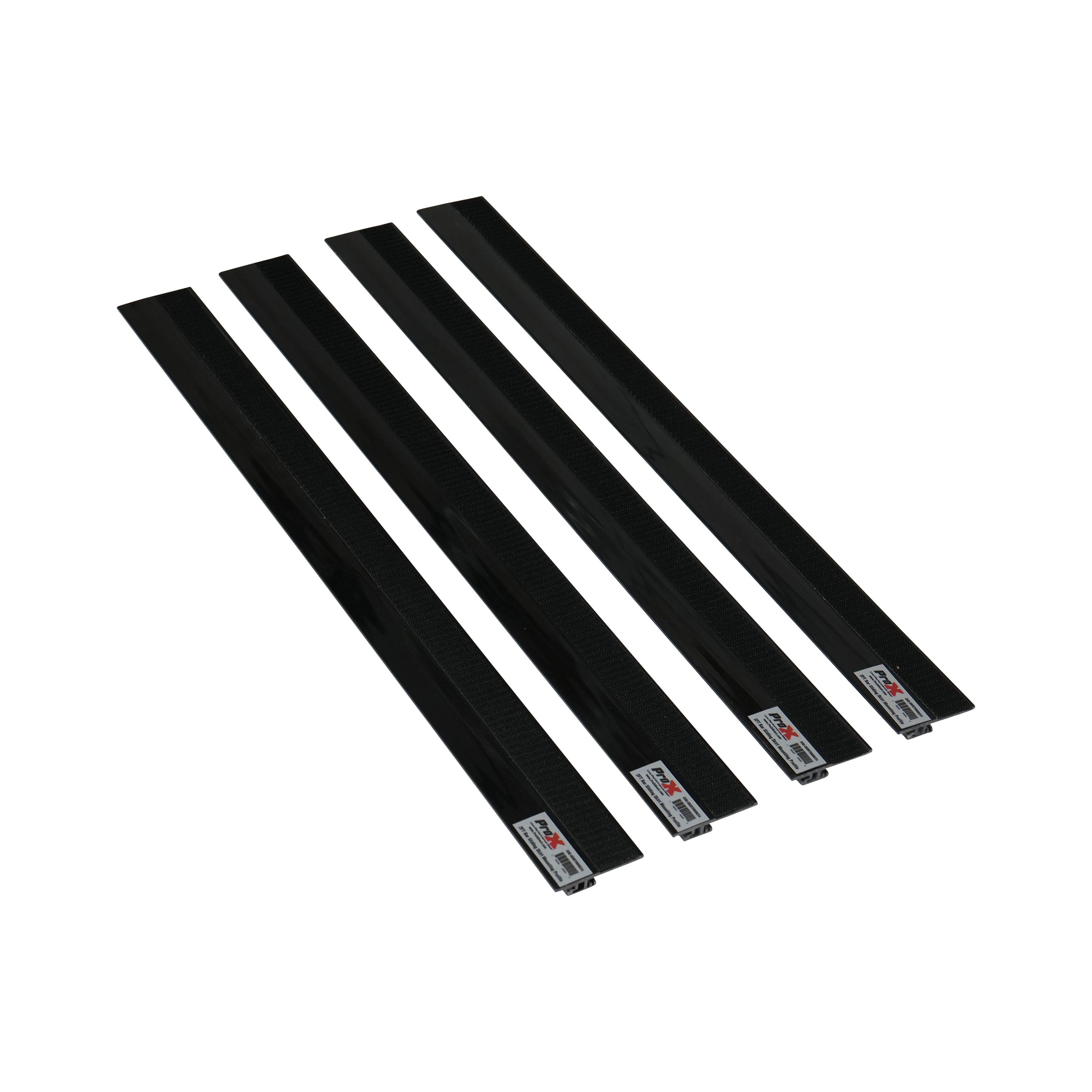 Stage Skirt Hook Profile Bar with Integrated Hook-and-Loop Strip – 2ft Sliding Mount (4 Pack)