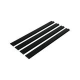 Stage Skirt Hook Profile Bar with Integrated Hook-and-Loop Strip – 2ft Sliding Mount (4 Pack)