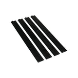 Stage Skirt Hook Profile Bar with Integrated Hook-and-Loop Strip – 2ft Sliding Mount (4 Pack)