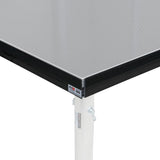 Stage Skirt Hook Profile Bar with Integrated Hook-and-Loop Strip – 2ft Sliding Mount (4 Pack)