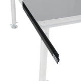 Stage Skirt Hook Profile Bar with Integrated Hook-and-Loop Strip – 2ft Sliding Mount (4 Pack)