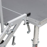 StageQ 3 Step Heavy Duty Foldable Adjustable 18 to 28 Inch with Rail