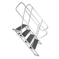 StageQ 4 Step Heavy Duty Foldable Adjustable 29 to 34 Inch with Rail