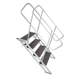 StageQ 4 Step Heavy Duty Foldable Adjustable 29 to 34 Inch with Rail