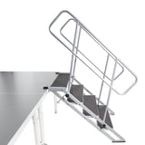 StageQ 4 Step Heavy Duty Foldable Adjustable 29 to 34 Inch with Rail