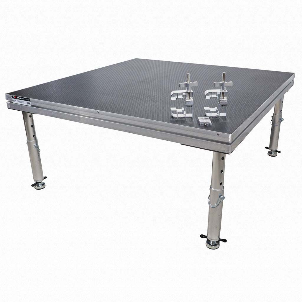 StageOne 4 ft x 4 ft Single Stage Package - Deck w/ Adjustable 16–22 inch Legs