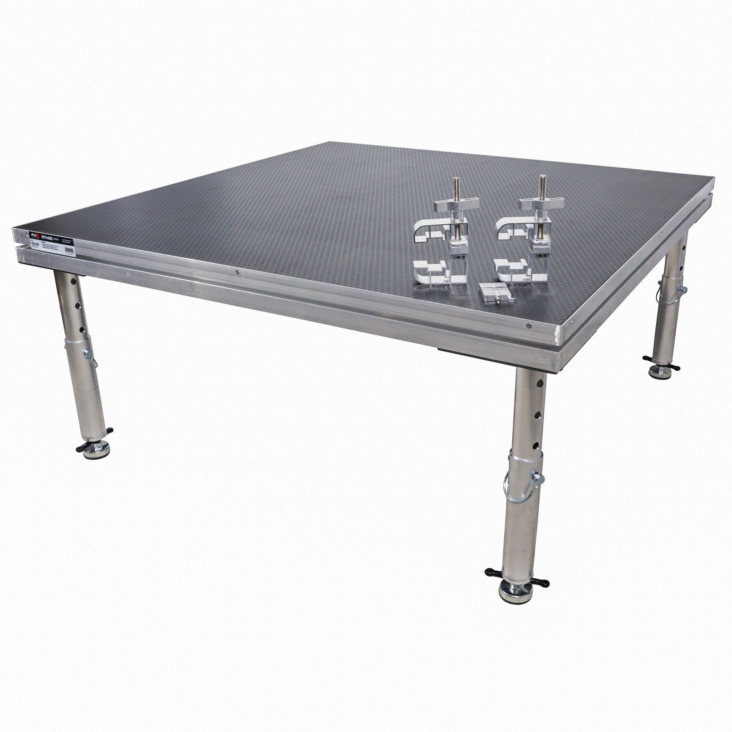 StageOne 4 ft x 4 ft Single Stage Package - Deck w/ Adjustable 16–22 inch Legs