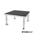 StageOne 4 ft x 4 ft Single Stage Package - Deck w/ Adjustable 16–22 inch Legs