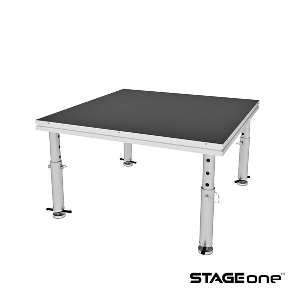 StageOne 4 ft x 4 ft Single Stage Package - Deck w/ Adjustable 16–22 inch Legs
