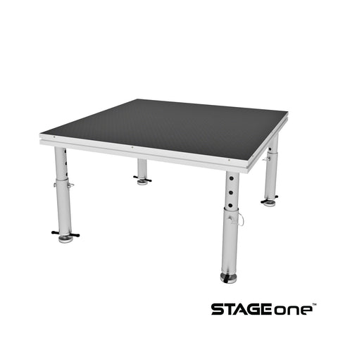 StageOne 4 ft x 4 ft Single Stage Package - Deck w/ Adjustable 16–22 inch Legs