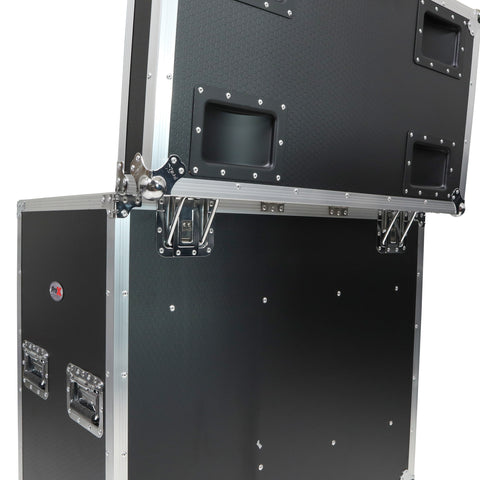 300 Style Moving Head Transport Case for 2 Units with Casters