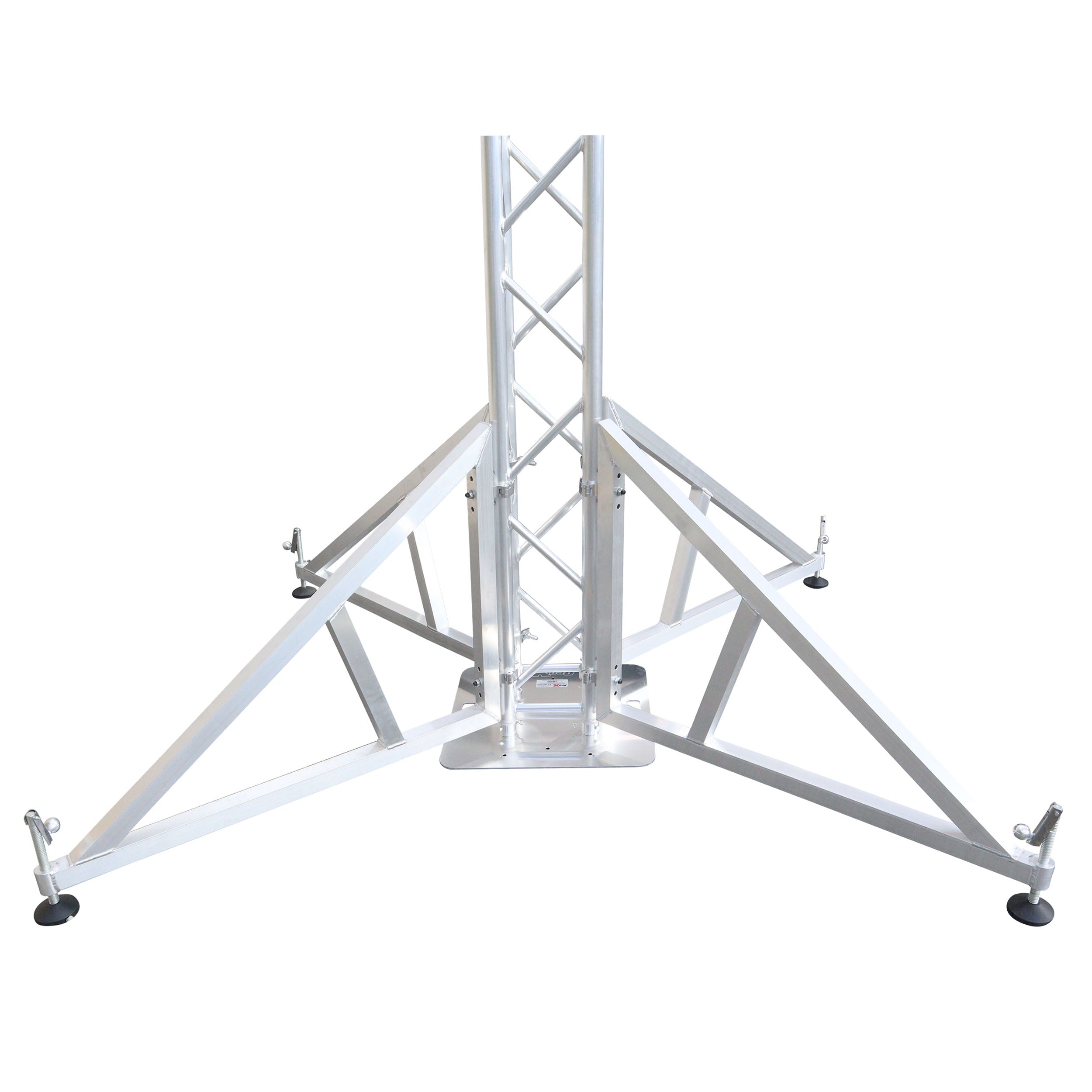 Pair of Vertical truss towers outrigger Leg Stabilizers with 2 clamps for F34 and 12" Bolted Truss 2" Pipe Diameter