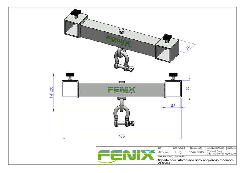 Stand for Fenix XT-AT06 Line Arrays systems