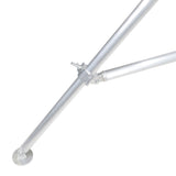 Truss Post Outrigger Brace and Lower Support Bar with Hinged Rubber Feet