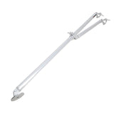 Truss Post Outrigger Brace and Lower Support Bar with Hinged Rubber Feet