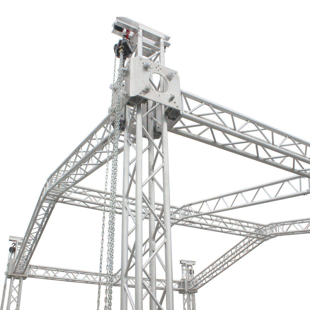Ground Support Sleeve Block 4 way corner for F34 Truss Segment Systems for roof system Structure Hoists Applications