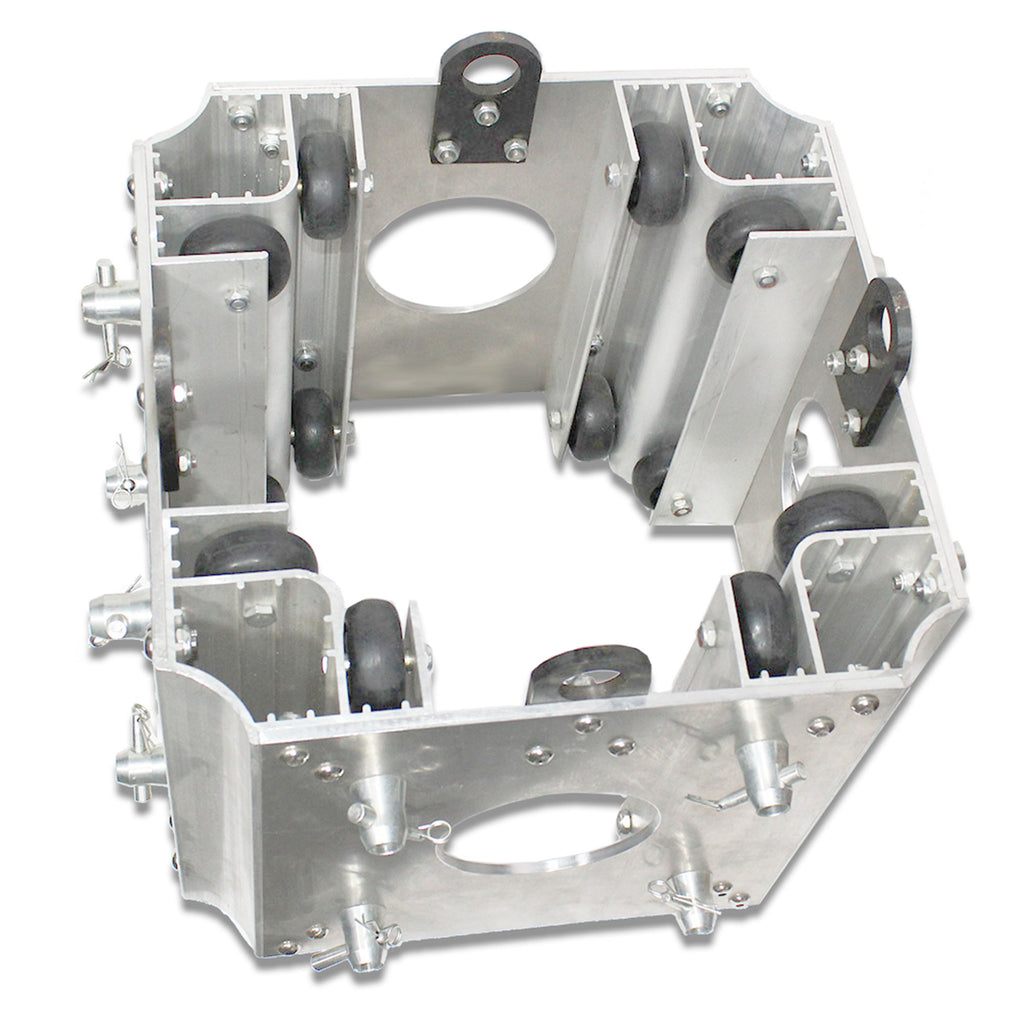Ground Support Sleeve Block 4 way corner for F34 Truss Segment Systems for roof system Structure Hoists Applications