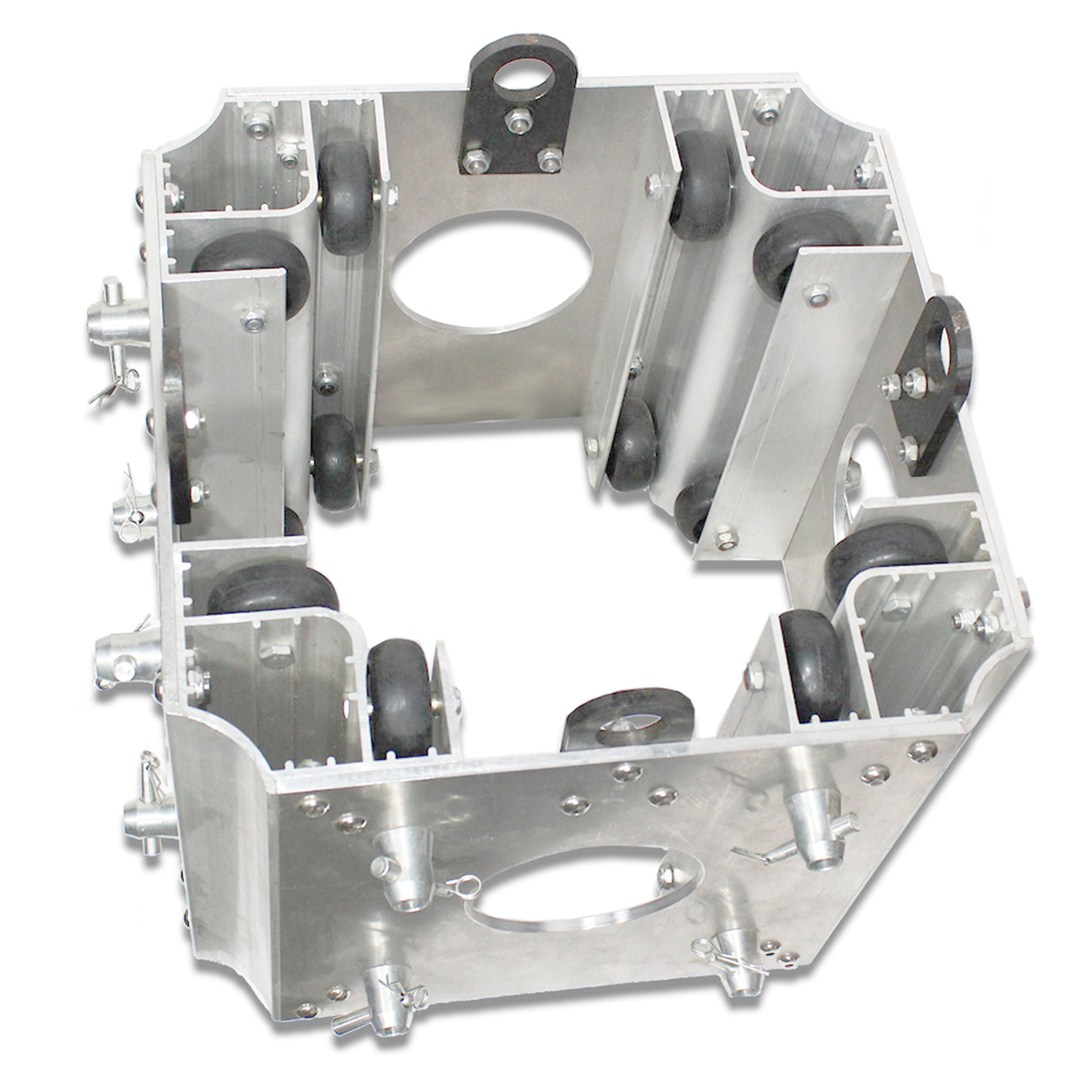 Ground Support Sleeve Block 4 way corner for F34 Truss Segment Systems for roof system Structure Hoists Applications