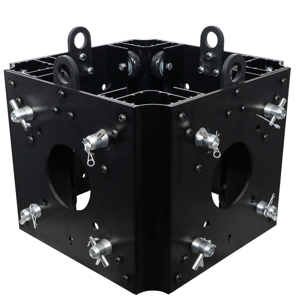 Ground Support Sleeve Block for F34 Truss Segment Systems Black Finish