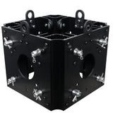 Ground Support Sleeve Block for F34 Truss Segment Systems Black Finish