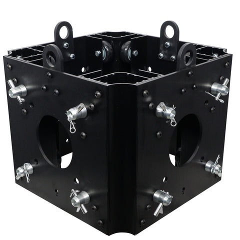 Ground Support Sleeve Block for F34 Truss Segment Systems Black Finish