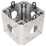 Ground Support Sleeve Block 4 way corner for F34 Truss Segment Systems for roof system Structure Hoists Applications