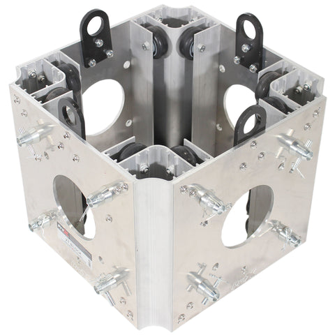 Ground Support Sleeve Block 4 way corner for F34 Truss Segment Systems for roof system Structure Hoists Applications