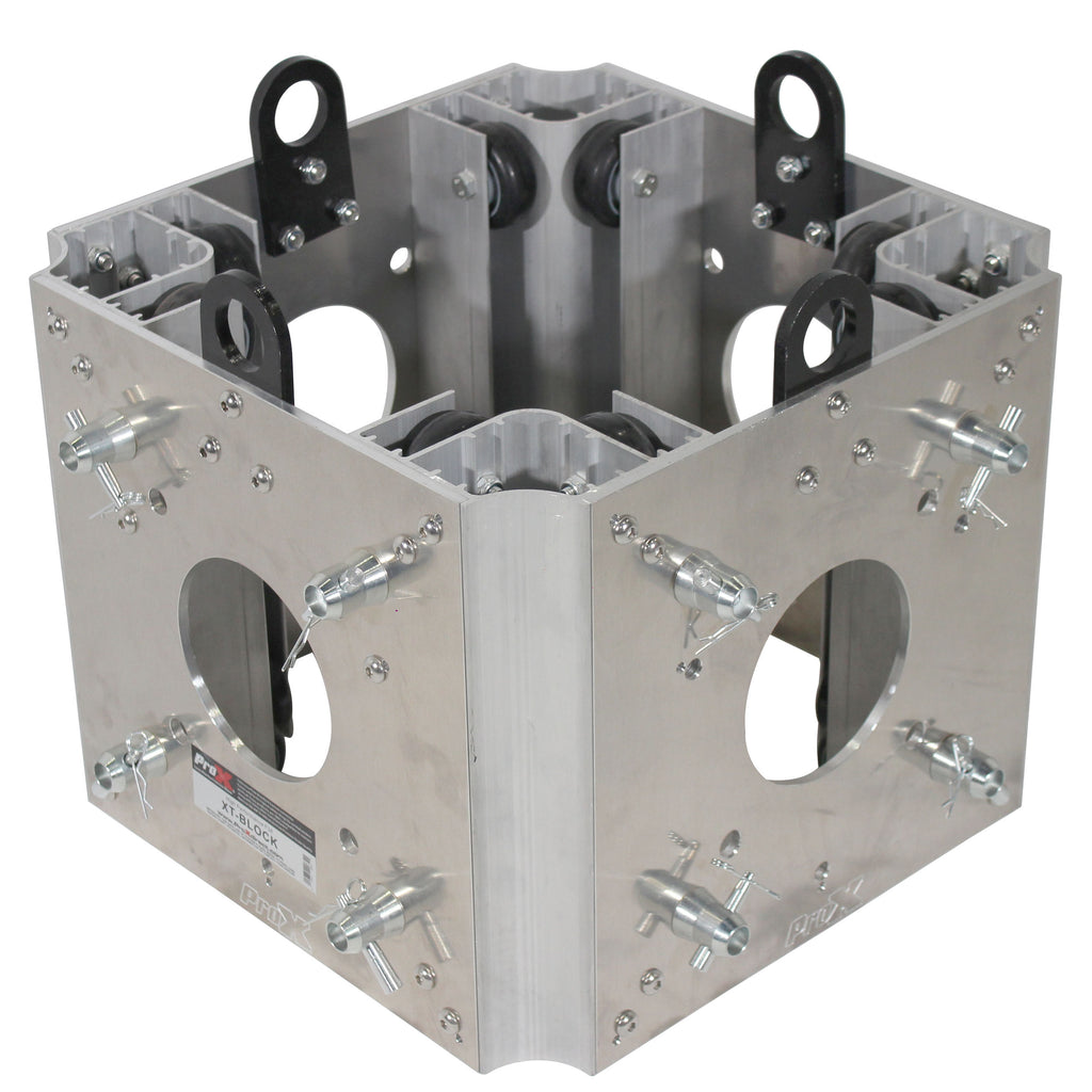 Ground Support Sleeve Block 4 way corner for F34 Truss Segment Systems for roof system Structure Hoists Applications