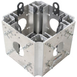 Ground Support Sleeve Block 4 way corner for F34 Truss Segment Systems for roof system Structure Hoists Applications