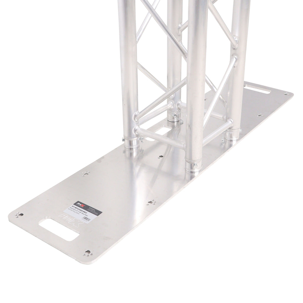 12" X 48" (1′ X 4′) Aluminum Base Plate for F34 Truss for Goal Post systems 8mm