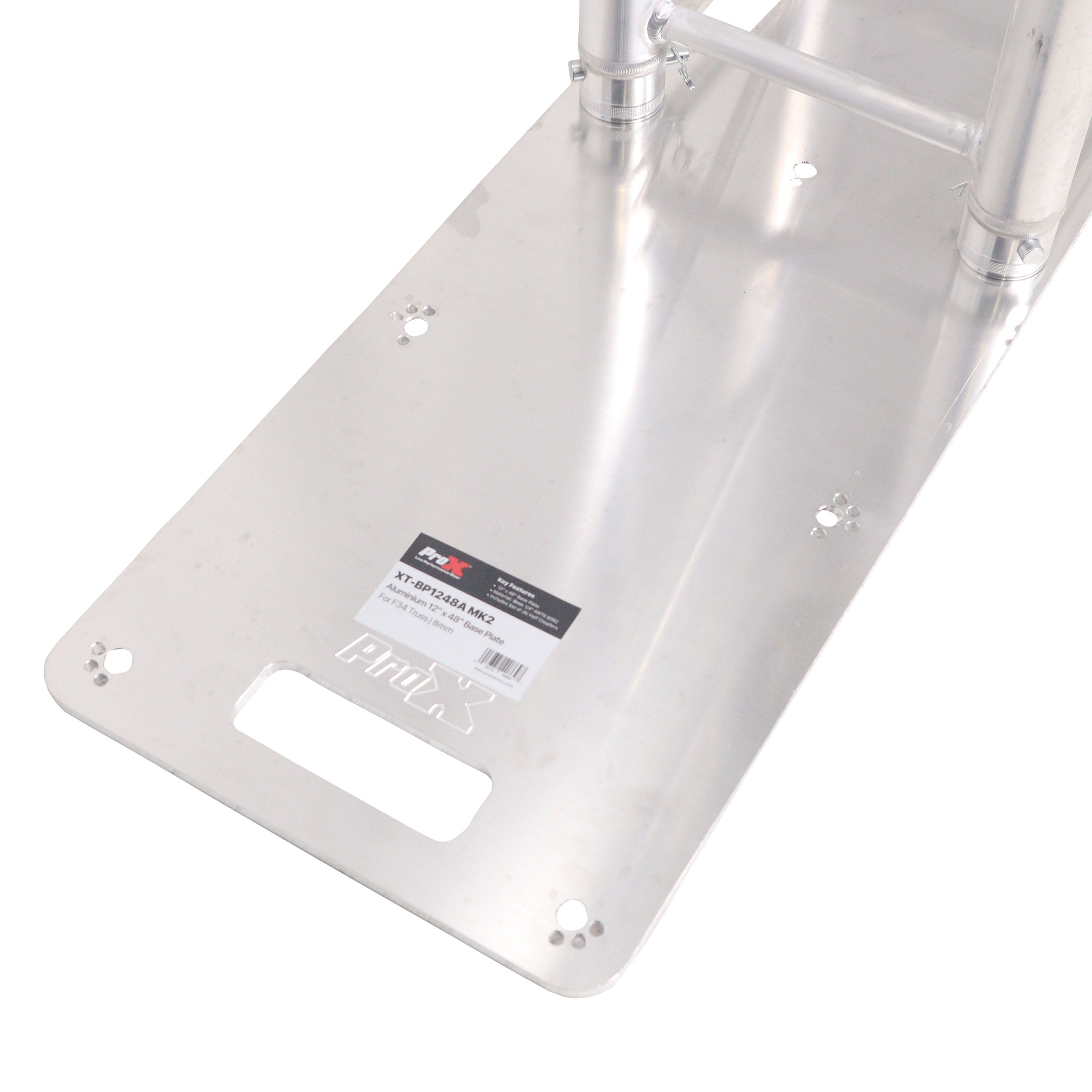 12" X 48" (1′ X 4′) Aluminum Base Plate for F34 Truss for Goal Post systems 8mm