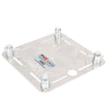 Pair of 12" Aluminum 6mm Truss Top Plate and 1 3/8 Speaker Stud Mount for F34 F32 F31 Conical Square Truss with Connectors