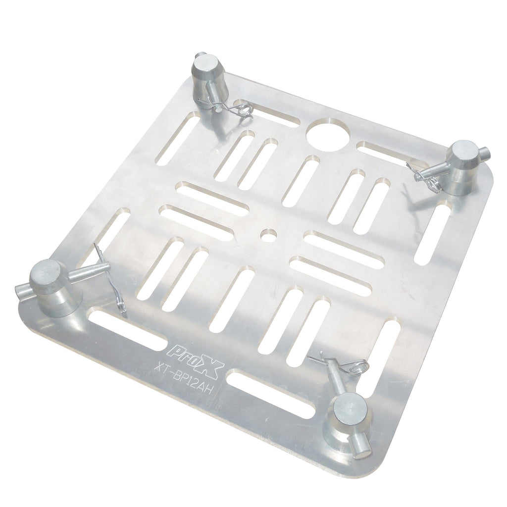 12" Aluminum 8mm Slotted Holes Truss Top Plate for F34 F32 F31 Conical Square Truss with Twist Locks and Connectors