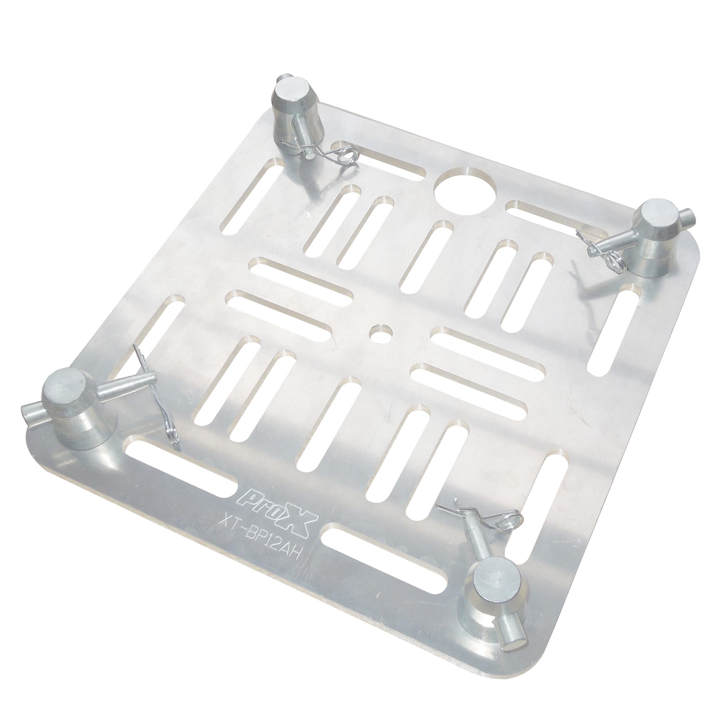 12" Aluminum 8mm Slotted Holes Truss Top Plate for F34 F32 F31 Conical Square Truss with Twist Locks and Connectors