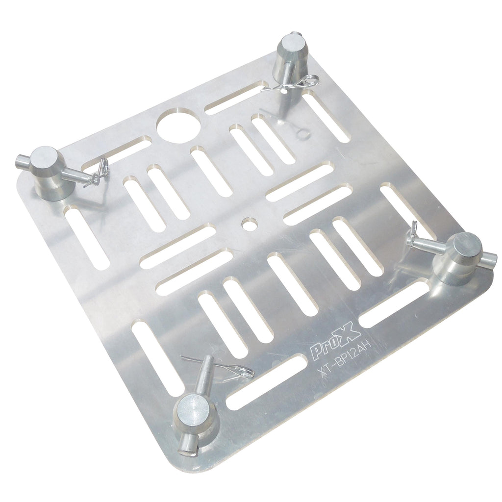 12" Aluminum 8mm Slotted Holes Truss Top Plate for F34 F32 F31 Conical Square Truss with Twist Locks and Connectors