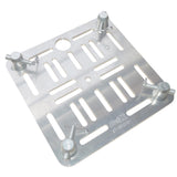 12" Aluminum 8mm Slotted Holes Truss Top Plate for F34 F32 F31 Conical Square Truss with Twist Locks and Connectors