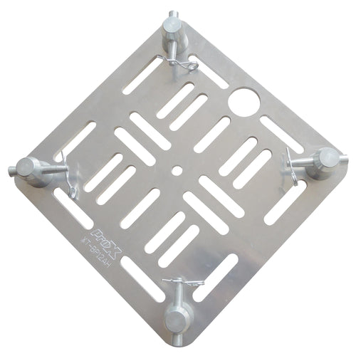 12" Aluminum 8mm Slotted Holes Truss Top Plate for F34 F32 F31 Conical Square Truss with Twist Locks and Connectors