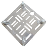 12" Aluminum 8mm Slotted Holes Truss Top Plate for F34 F32 F31 Conical Square Truss with Twist Locks and Connectors
